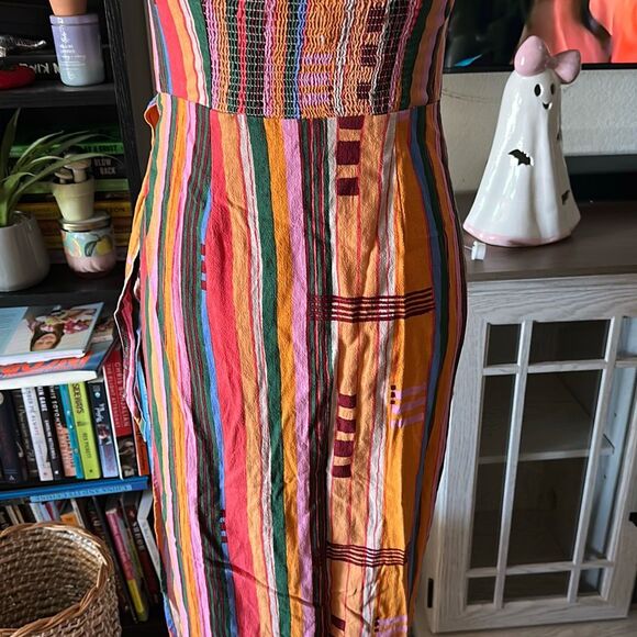 Urban Outfitters Multicolor Striped Midi Dress - Picture 8 of 10